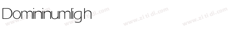 Domininum light字体转换 Domininum light字体转换